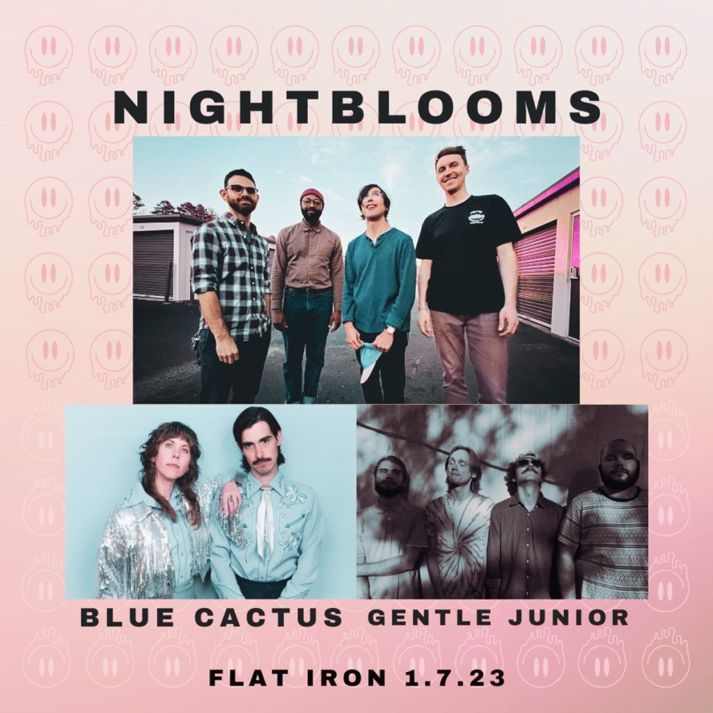 NIGHTBLOOMS w/ Blue Cactus and Gentle Junior 4 NIGHTBLOOMS 383351671532081