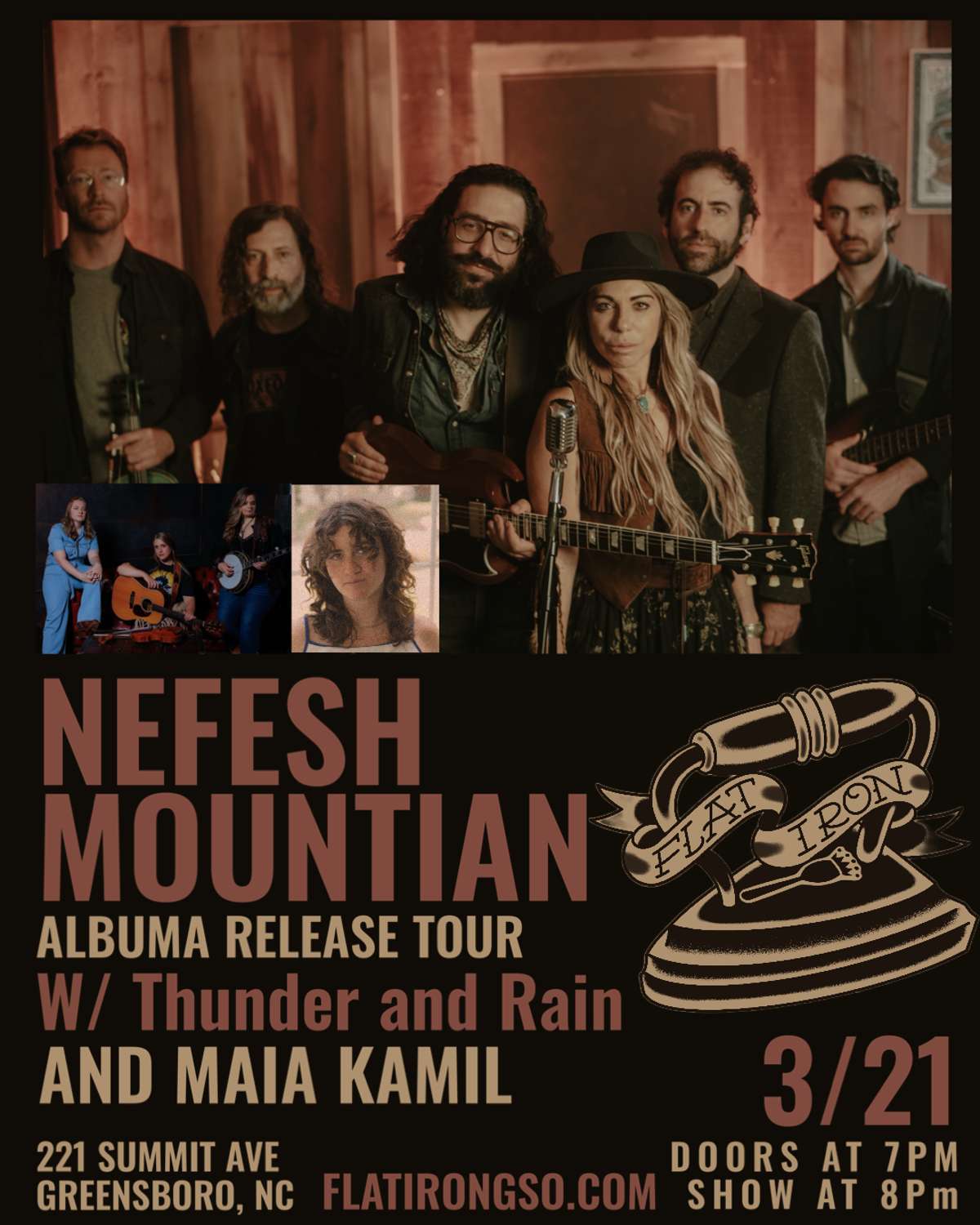 Nefesh Mountain Album Release w/ Thunder and Rain and Maia Kamil