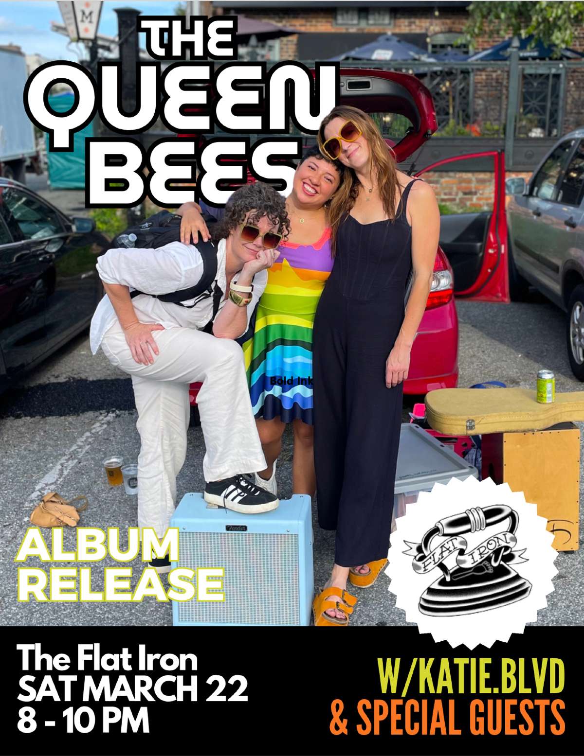 Queen Bees album release show w/ Katie Blvd and special guests