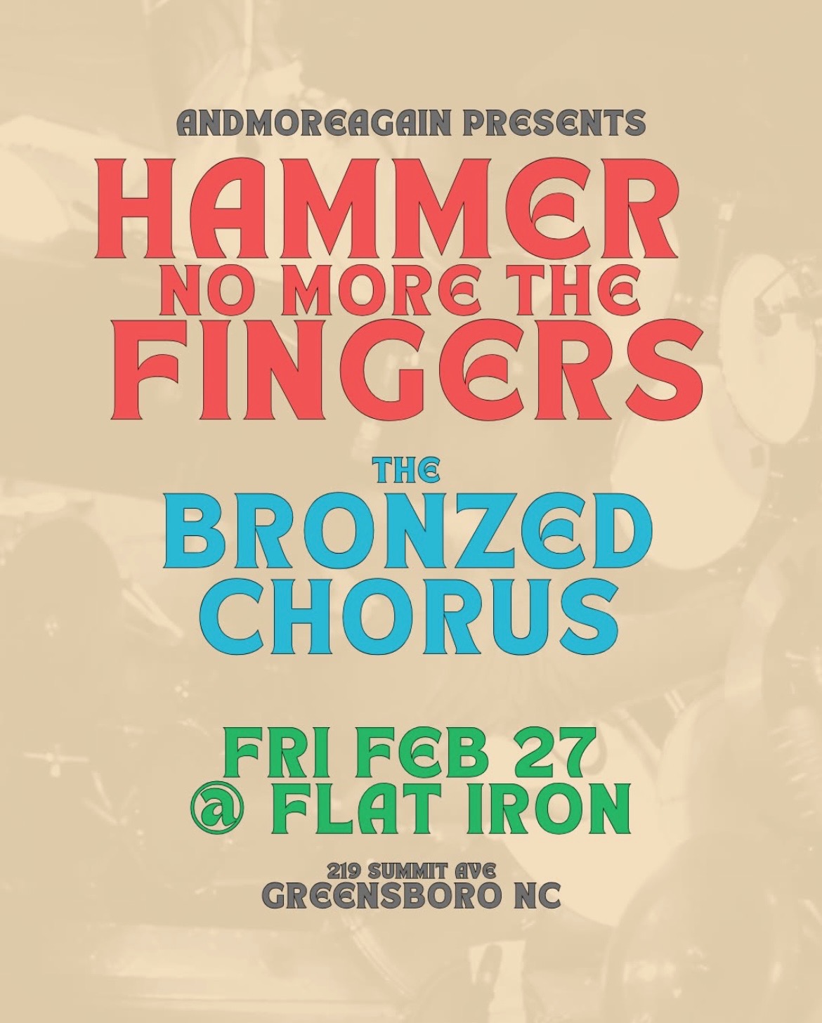 HAMMER NO MORE THE FINGERS / THE BRONZED CHORUS