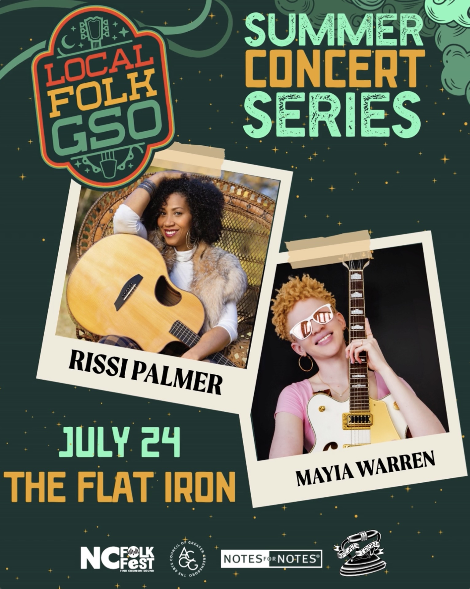 NCFF + Flat Iron Present: Local Folk ft. Rissi Palmer +Mayia Warren
