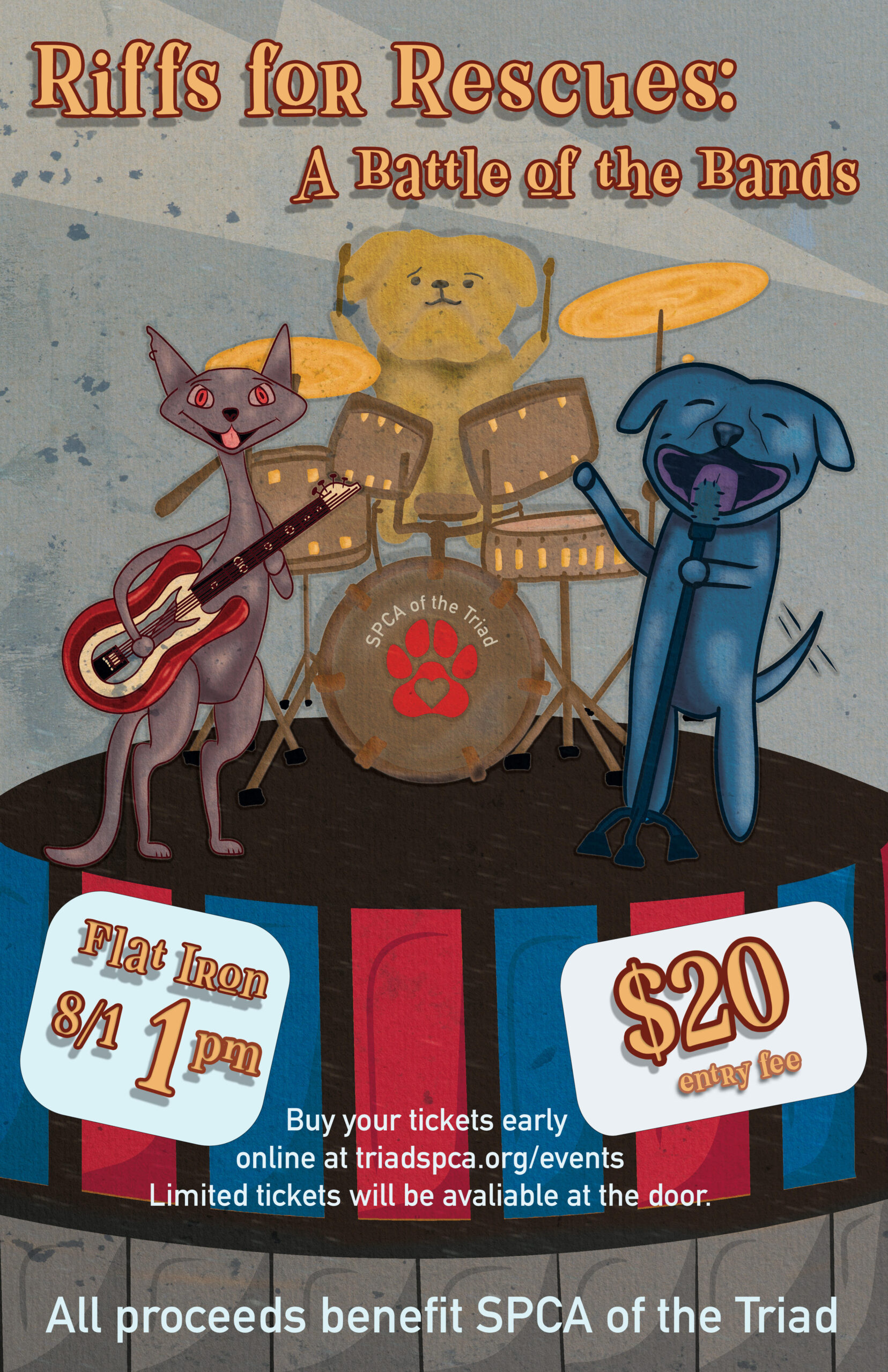 Riffs for Rescues: Battle of the Bands (SPCA of the Triad Fundraiser)