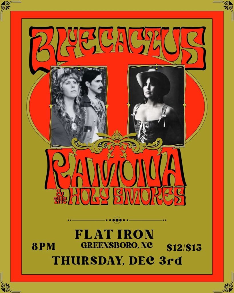 blue cactus w romona the holy smokes