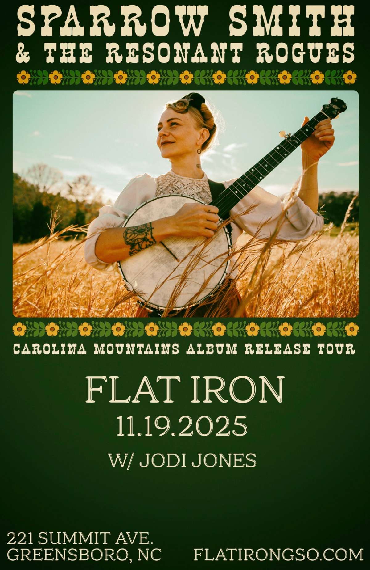 Sparrow Smith and the Resonant Rouges w/ Jodi Jones