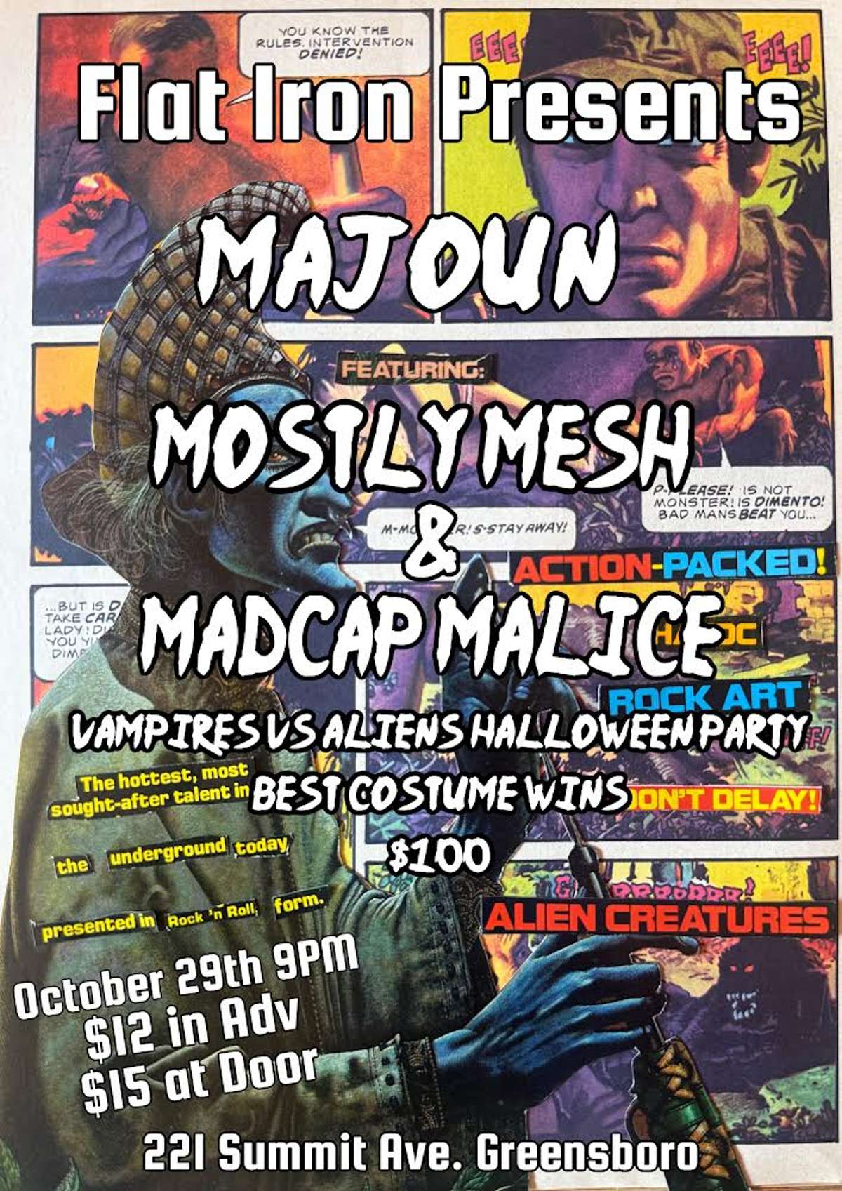 Vampires vs Aliens Halloween Party with Majoun, Mostly Mesh and Madcap Mallice